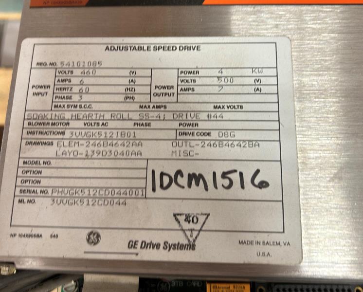 General Electric 3VVGK512CD044