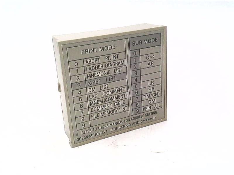 Omron 3G2A5-MP103-EV1