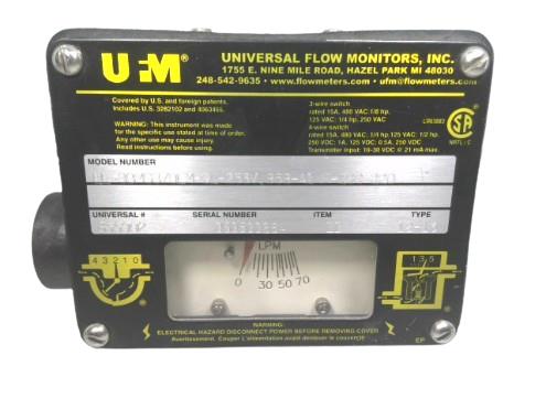 Universal Flow Monitors LL-BBMSB70LM-6L-253V.858-A1NR-ZSC-22D