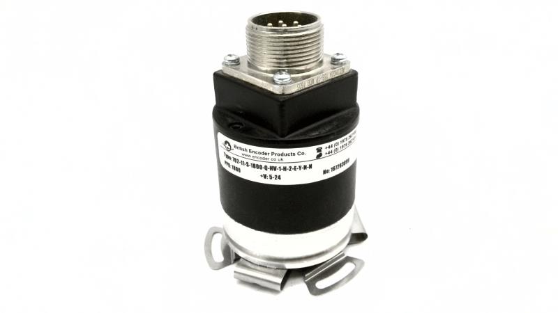 British Encoder 702-11-S-1800-Q-HV-1-H-2-EY-N-N