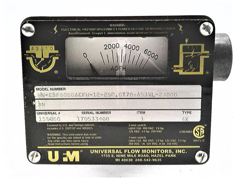 Universal Flow Monitors MN-ESF6000ACFH-12-25P.6T70-A53XL-2400D