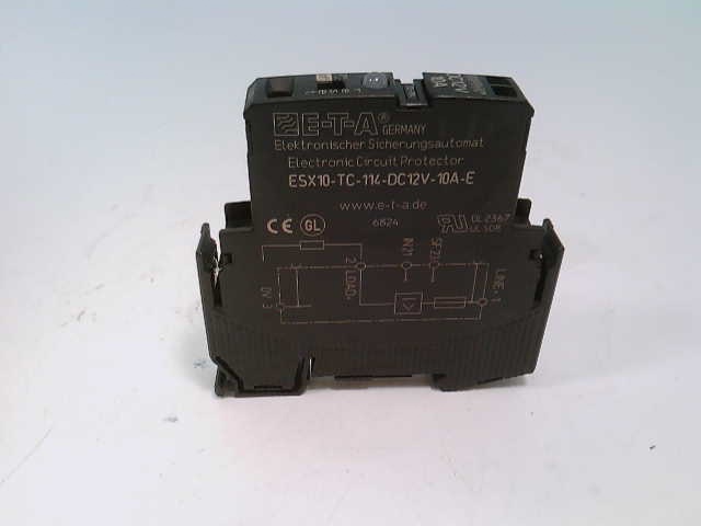 E-t-a Circuit Breakers ESX10-TC-114-DC12V-10A-E