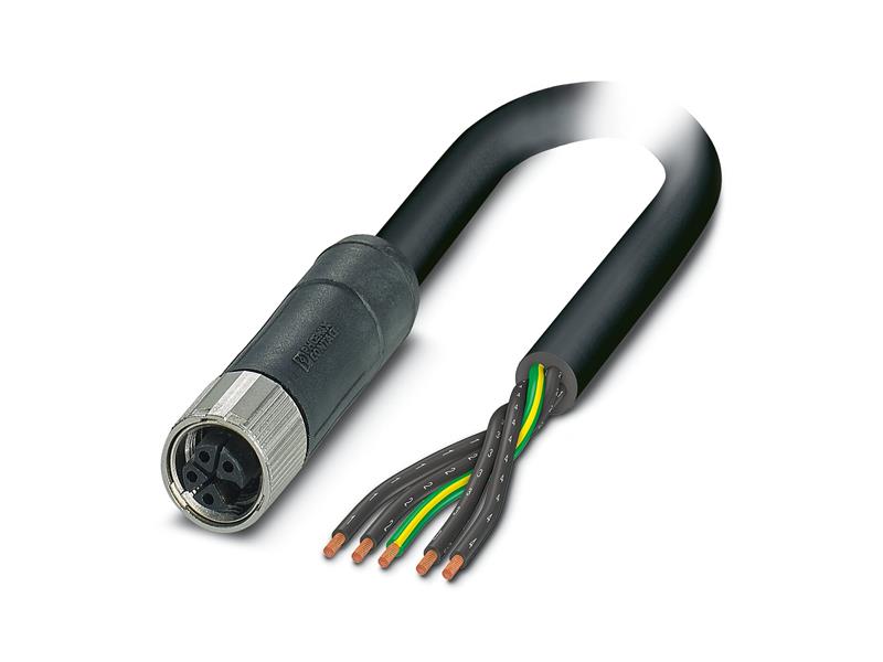 Phoenix Contact SAC-5P-10, 0-PUR/M12FSK PE