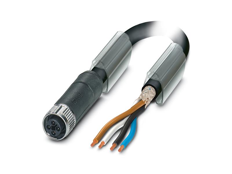 Phoenix Contact SAC-4P-10, 0-PUR/M12FST SH